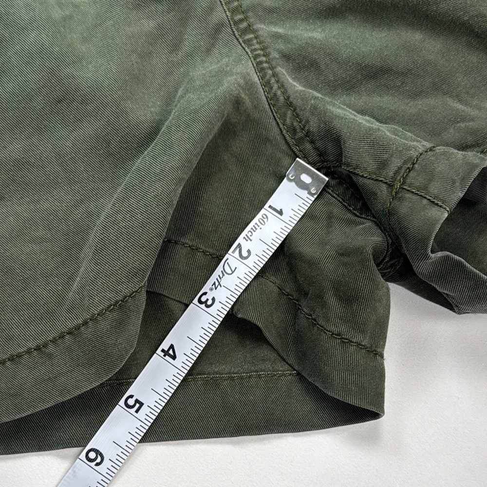 Loft Women’s Olive Green Pull On Tie Waist Casual Shorts - Picture 5 of 11